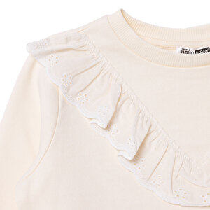 Kız Bebek Bluz - Pantolon Forest Flower Uzun Kol Lastikli