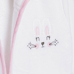 Kız Bebek Bornoz Pamuklu