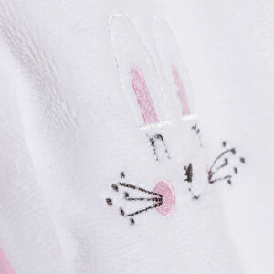 Kız Bebek Bornoz Pamuklu