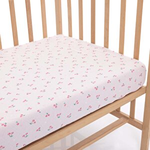 Little Dreams Çarşaf, Pembe, 70x140 cm