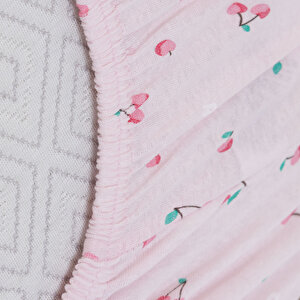 Kız Bebek Çarşaf İnterlok 70 x 140cm