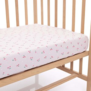 Kız Bebek Çarşaf İnterlok 70 x 140cm