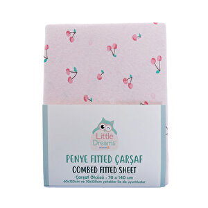 Kız Bebek Çarşaf İnterlok 70 x 140cm