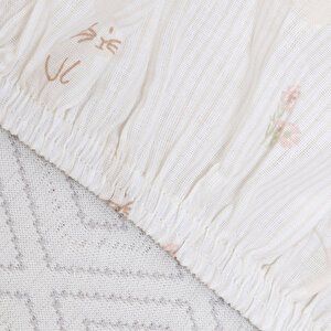 Kız Bebek Çarşaf Poplin 70 x 140cm