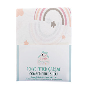 Kız Bebek Çarşaf Poplin 70 x 140cm