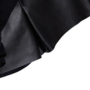 Kız Bebek Chic Bluz-Etek Denim Bisiklet Yaka Uzun Kol Reçme Paça