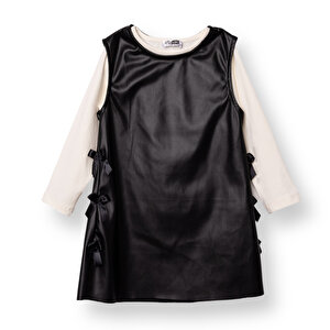 HelloBaby Chic Elbise T, Siyah, 3 - 6 Ay