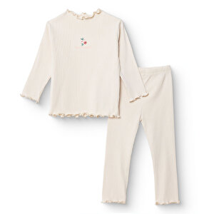 Bebetto Little Cutie Bluz, Bej, 3 - 6 Ay