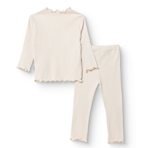 Kız Bebek Cutie Bluz-Tayt Kaşkorse Reçme Paça