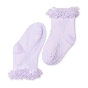 HelloBaby Dantelli Çorap, Beyaz, 0-6 Ay