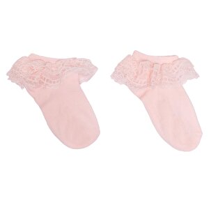 HelloBaby Dantelli Çorap, Pembe, 0-6 Ay