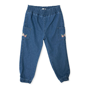 HelloBaby Denim Pantol, İndigo, 6 - 9 Ay