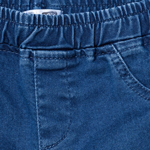 Kız Bebek Denim Pantolon Reçme Paça