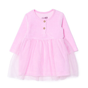 HelloBaby Yenidoğan Elbise, Ekru, 6 Ay