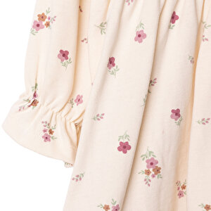 Kız Bebek Enjoy Bear Elbise Süprem Uzun Kol