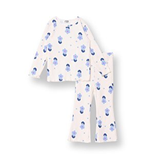 HelloBaby Eşofma, Ekru Baskılı, 3 - 6 Ay