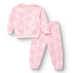 HelloBaby Eşofman Takım, Pembe, 3 - 6 Ay