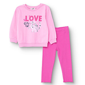 HelloBaby Eşofman Takım, Pembe, 6 - 9 Ay