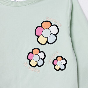 Kız Bebek Eşofman Takımı Motto Girl Patikli