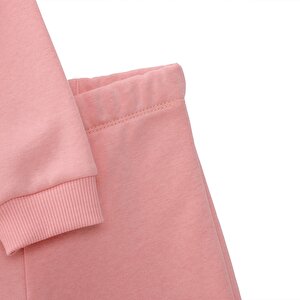 Kız Bebek Eşofman Takımı Üç İplik Bisiklet Yaka Uzun Kol Ribanalı Paça Kız Bebek Eşofman Takımı Üç İplik Bisiklet Yaka Uzun Kol Ribanalı Paça