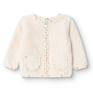 HelloBaby Floral Teddy B, Ekru, 6 - 9 Ay