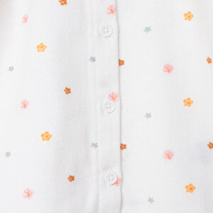 Kız Bebek Gömlek Düğmeli Bebe Yaka Uzun Kol Kız Bebek Gömlek Düğmeli Bebe Yaka Uzun Kol