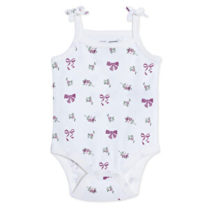 HelloBaby İp Askılı Body, Ekru, 1 - 3 Ay