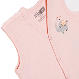 Kız Bebek Kapitone Yelek Kapitone Örme Bisiklet Yaka Atlet Kol Kız Bebek Kapitone Yelek Kapitone Örme Bisiklet Yaka Atlet Kol