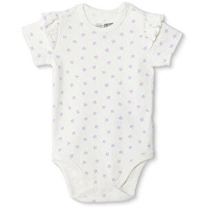 HelloBaby Kısa Kol Body, Ekru, 1 - 3 Ay