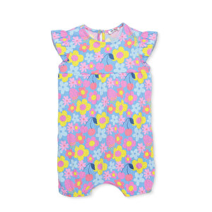 HelloBaby Kısa T, Mavi Baskılı, 3 - 6 Ay