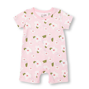 HelloBaby, Kısa Tulum, Pembe, 6 Ay