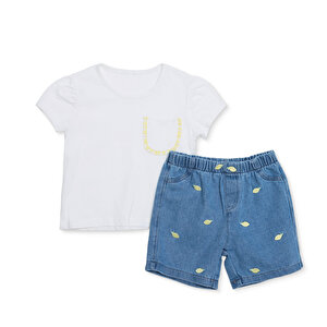 HelloBaby Lemonade Bluz-, Ekru, 6 - 9 Ay