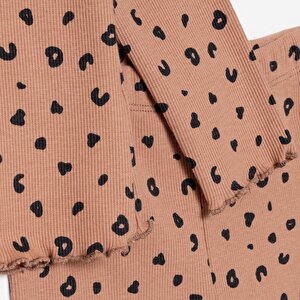 Kız Bebek Leopar Bluz-Tayt Kaşkorse Reçme Paça Kız Bebek Leopar Bluz-Tayt Kaşkorse Reçme Paça