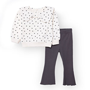 Kız Bebek Monochrome Bluz-Tayt Uzun Kol Reçme Paça Kız Bebek Monochrome Bluz-Tayt Uzun Kol Reçme Paça