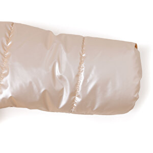 Kız Bebek Mont Çift Taraflı Fermuarlı Uzun Kol