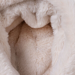 Kız Bebek Mont Çift Taraflı Fermuarlı Uzun Kol