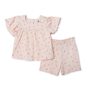 HelloBaby, Pa, Pembe Baskılı, 6 - 9 Ay