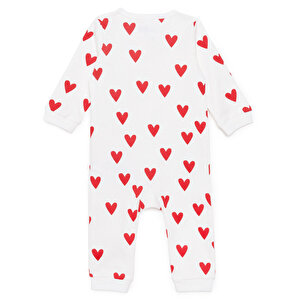 Kız Bebek Patiksiz Tulum Fermuarlı Bisiklet Yaka Uzun Kol Ribanalı Paça Kız Bebek Patiksiz Tulum Fermuarlı Bisiklet Yaka Uzun Kol Ribanalı Paça