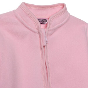 Kız Bebek Polar Hırka Dik Yaka Uzun Kol