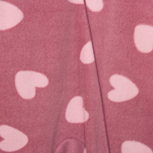 Kız Bebek Polar Patiksiz Tulum Uzun Kol Lastikli Paça