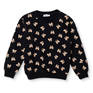 HelloBaby, Sweats, Siyah Baskılı, 6 Ay