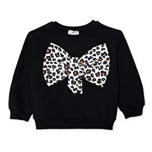 HelloBaby Sweatshir, Siyah Baskılı, 6 Ay