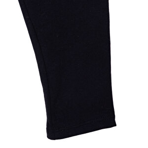 Kız Bebek Sweatshirt - Tayt Bisiklet Yaka Uzun Kol Reçme