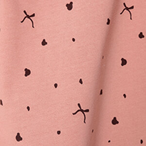 Kız Bebek Teddy Bear Elbise Fırçalı Süprem Bisiklet Yaka Uzun Kol Kız Bebek Teddy Bear Elbise Fırçalı Süprem Bisiklet Yaka Uzun Kol