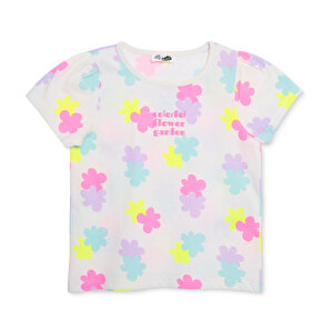 HelloBaby Tshirt, Ekru Baskılı, 3 - 6 Ay