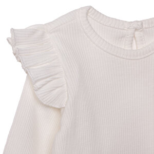 Kız Bebek Uzun Kol Body Bisiklet Yaka