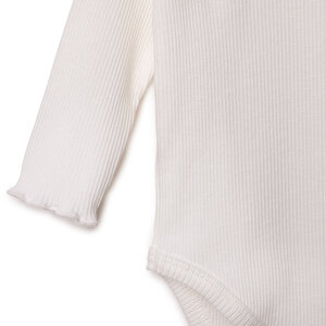 Kız Bebek Uzun Kol Body Bisiklet Yaka