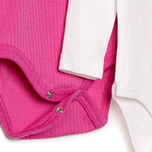 Kız Bebek Uzun Kol Body Çıtçıtlı İnterlok Zarf Yaka Kız Bebek Uzun Kol Body Çıtçıtlı İnterlok Zarf Yaka