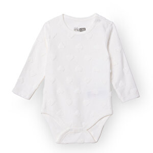 HelloBaby Uzun Kol Body, Ekru, 2 - 3 Yaş