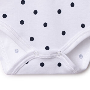 Kız Bebek Uzun Kol Body Çıtçıtlı Zarf Yaka